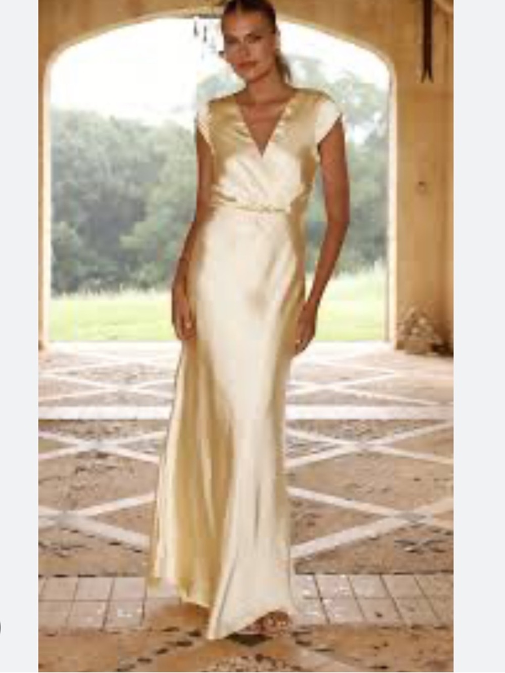 Selma Maxi Dress in Gold